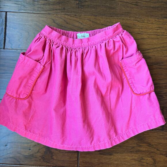 Boden Other - Mini Boden Girls Pink Corduroy Skirt Sz 7-8Y Barbie Spring Summer